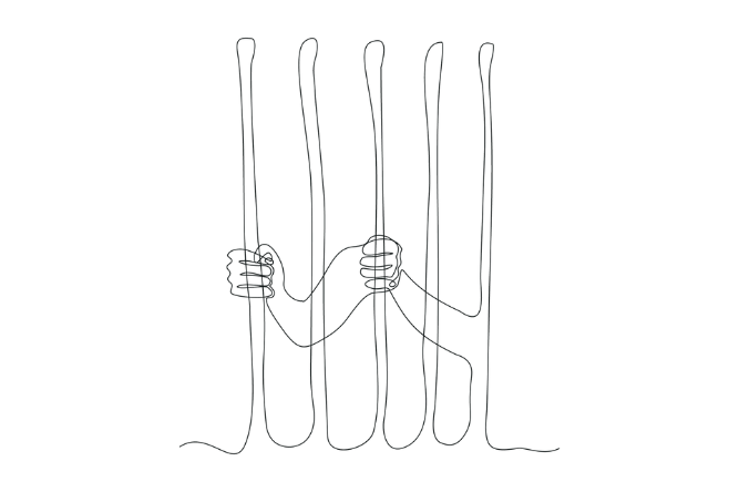 Ilustración de manos entrelazadas que representan apoyo psicológico en Granada